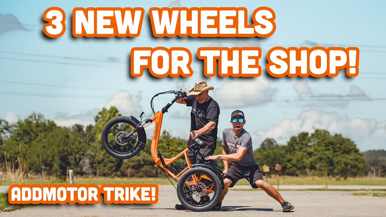 WE GOT A NEW RIDE FOR THE SHOP! - Addmotor Citytan M-315 Folding eTrike